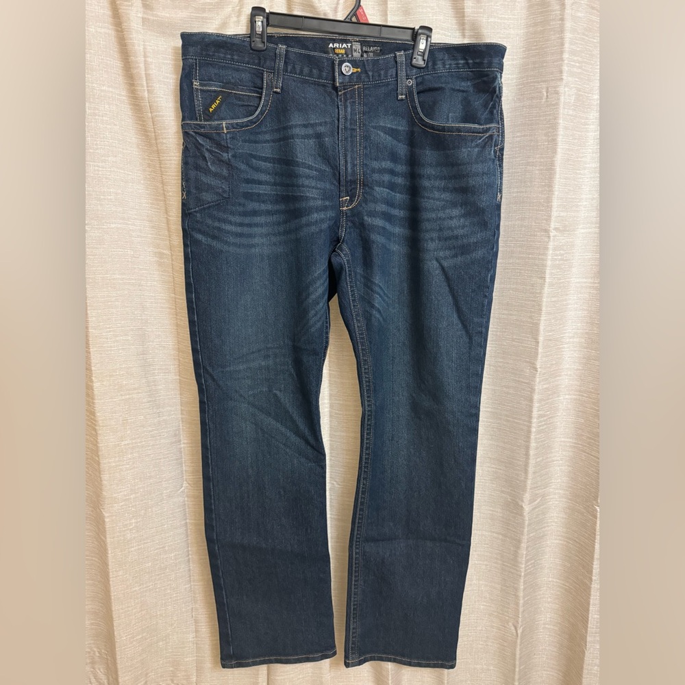 Ariat Men's Dark Blue Straight Jeans